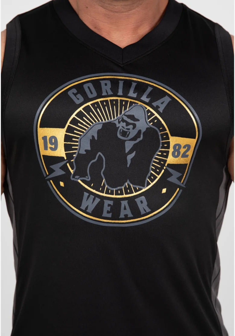 Gorilla Wear pánské tílko Orlando Jersey – černá