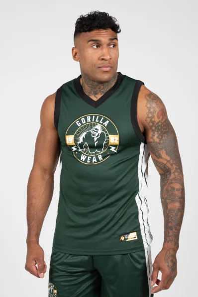 Gorilla Wear pánské tílko Orlando Jersey – zelená