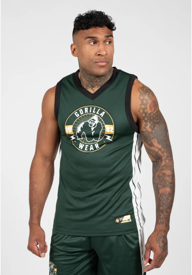 Gorilla Wear pánské tílko Orlando Jersey – zelená