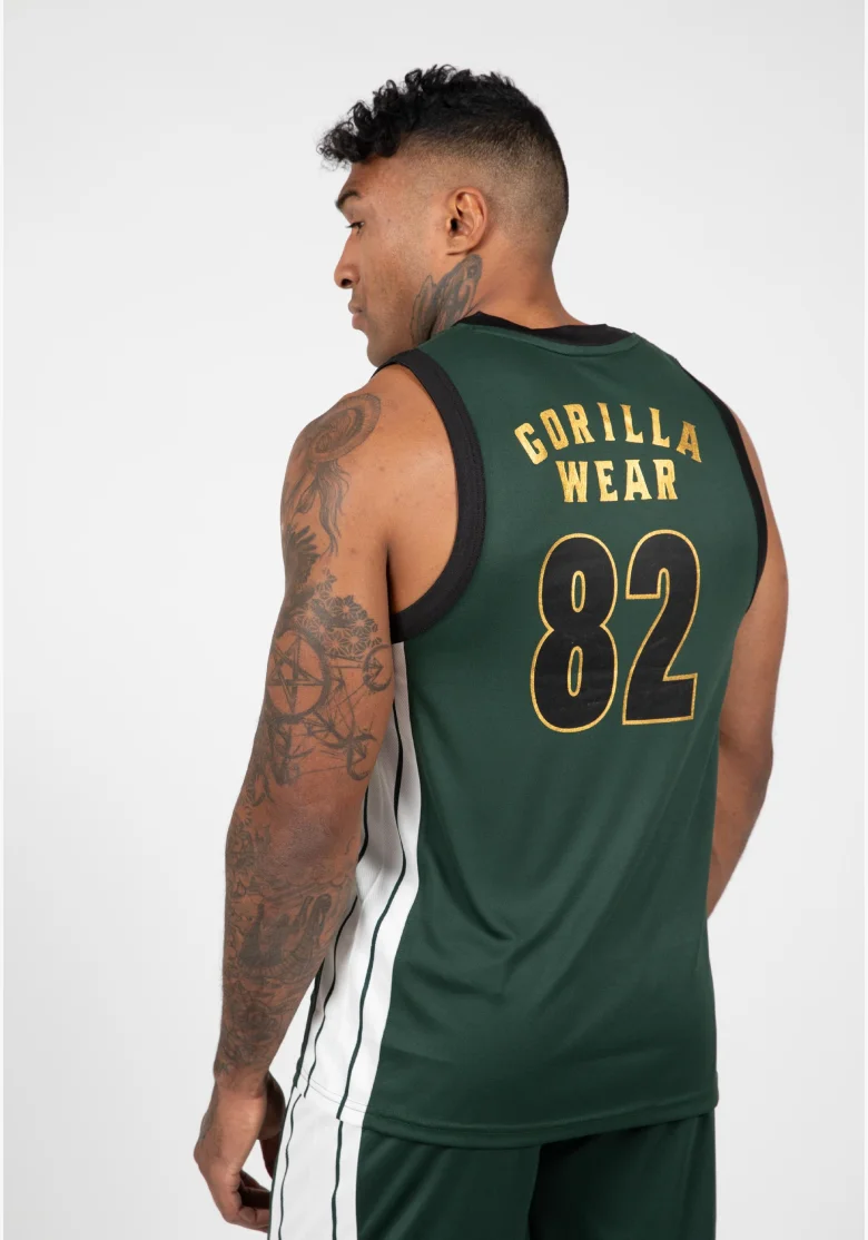 Gorilla Wear pánské tílko Orlando Jersey – zelená