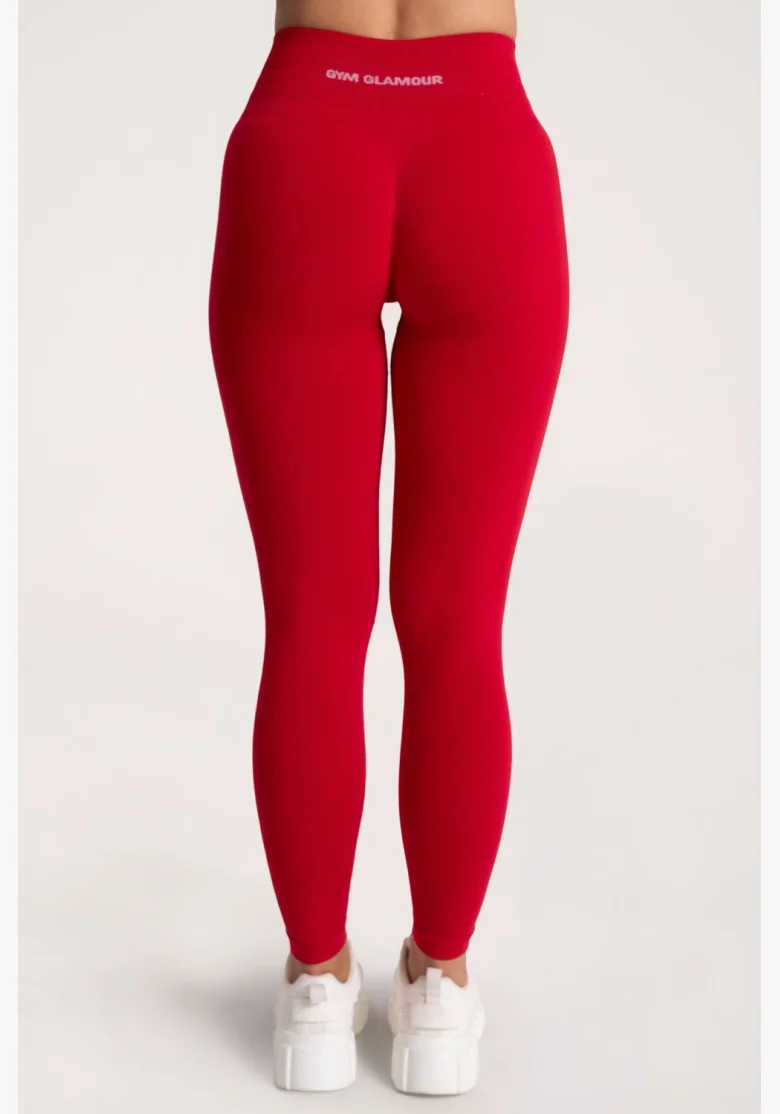 Gym Glamour Legíny Second Skin push up Red