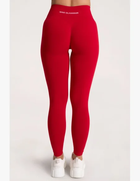 Gym Glamour Legíny Second Skin push up Red