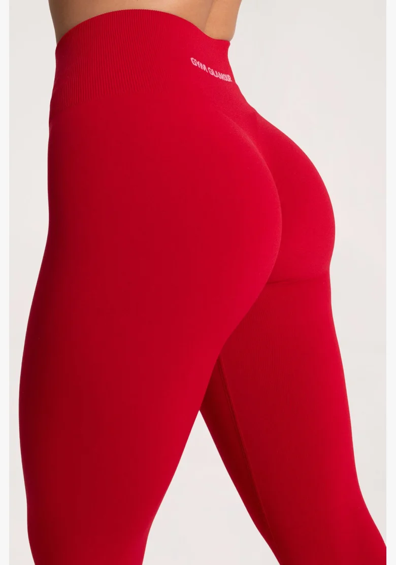 Gym Glamour Legíny Second Skin push up Red
