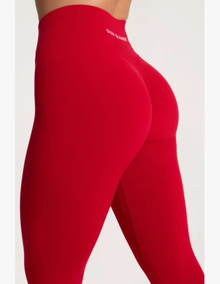 Gym Glamour Legíny Second Skin push up Red