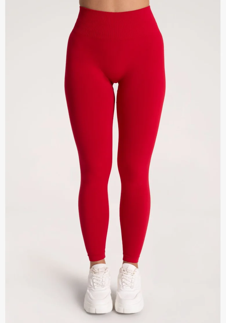 Gym Glamour Legíny Second Skin push up Red