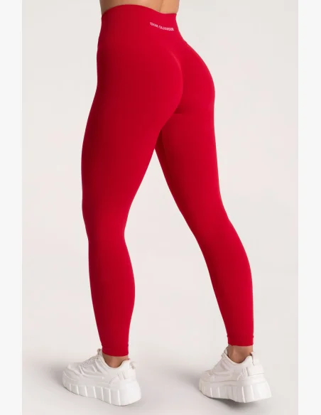Gym Glamour Legíny Second Skin push up Red