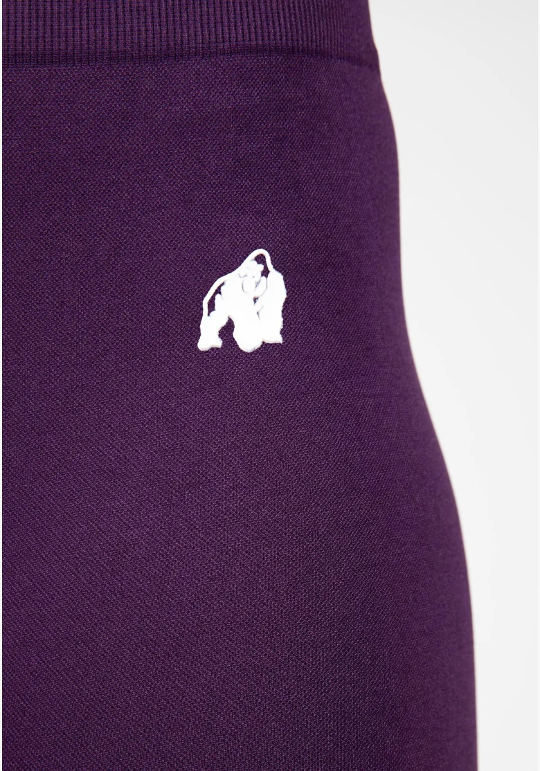 Gorilla Wear dámské bezešvé legíny Neiro – fialová