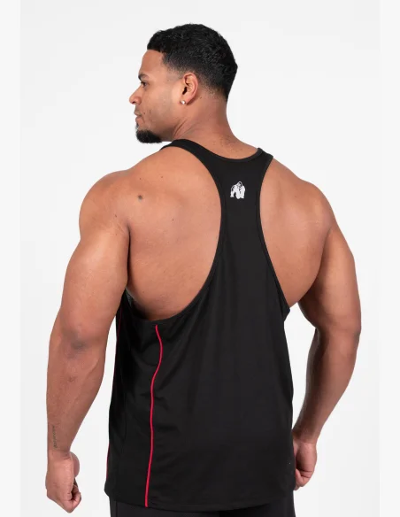 Gorilla Wear pánské tílko Casper Stringer – černá / červená