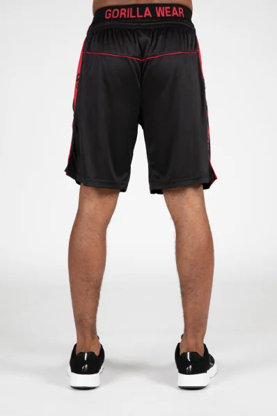 Gorilla Wear pánské šortky Atlanta – černo/červené 2