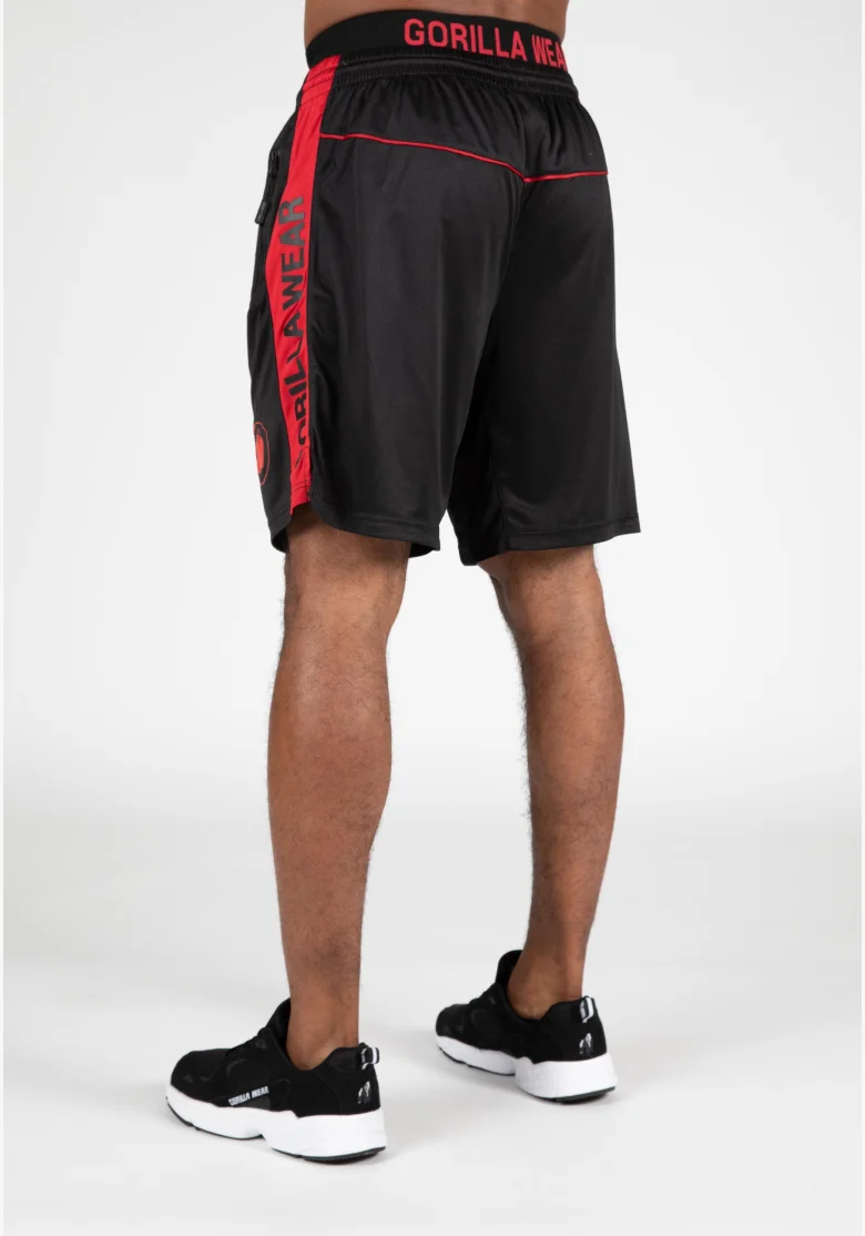 Gorilla Wear pánské šortky Atlanta – černo/červené
