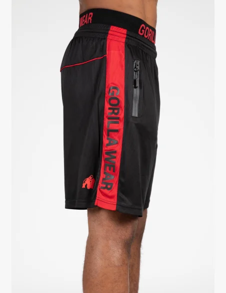Gorilla Wear pánské šortky Atlanta – černo/červené