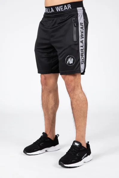 Gorilla Wear pánské šortky Atlanta – černo/šedé