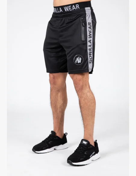 Gorilla Wear pánské šortky Atlanta – černo/šedé