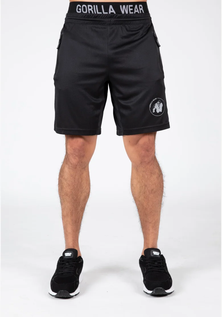 Gorilla Wear pánské šortky Atlanta – černo/šedé