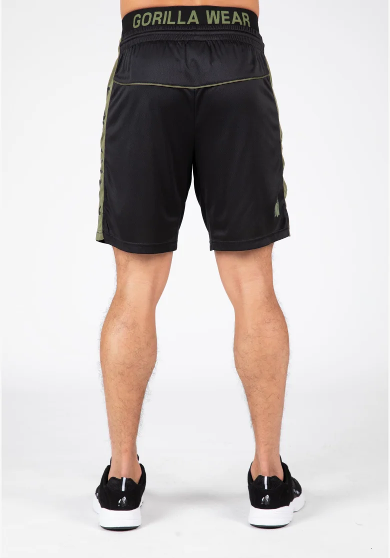 Gorilla Wear pánské šortky Atlanta – černo/zelené