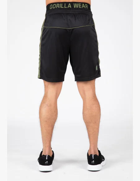 Gorilla Wear pánské šortky Atlanta – černo/zelené