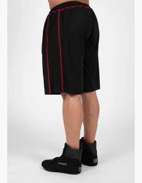 Gorilla Wear pánské šortky Marlow Mesh – černá / červená