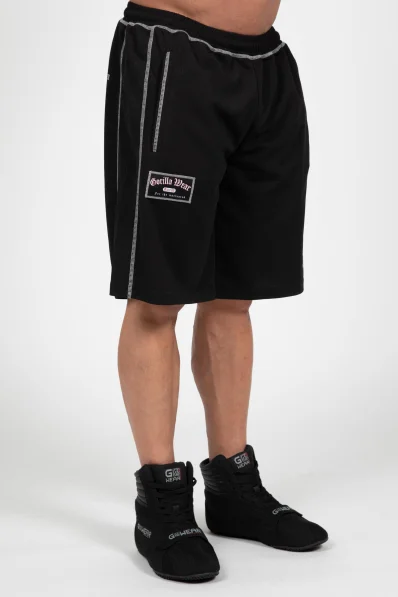 Gorilla Wear pánské šortky Marlow Mesh – černá / šedá 2