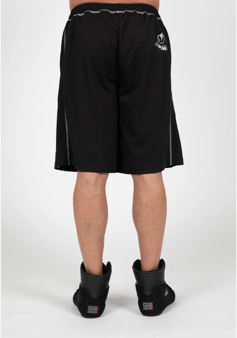 Gorilla Wear pánské šortky Marlow Mesh – černá / šedá