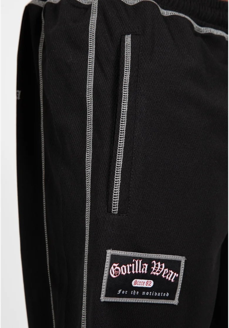 Gorilla Wear pánské šortky Marlow Mesh – černá / šedá