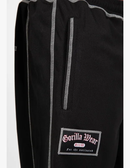 Gorilla Wear pánské šortky Marlow Mesh – černá / šedá