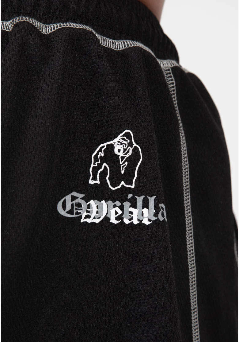 Gorilla Wear pánské šortky Marlow Mesh – černá / šedá
