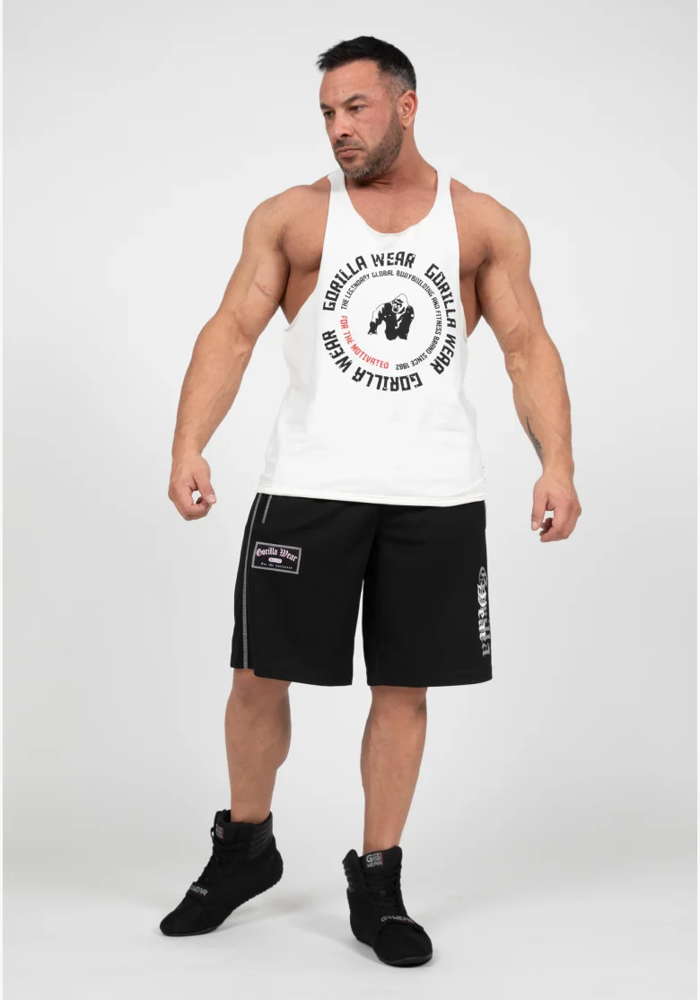 Gorilla Wear pánské šortky Marlow Mesh – černá / šedá