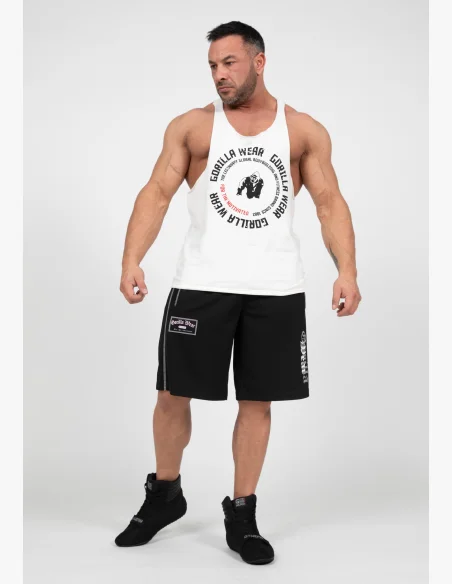 Gorilla Wear pánské šortky Marlow Mesh – černá / šedá