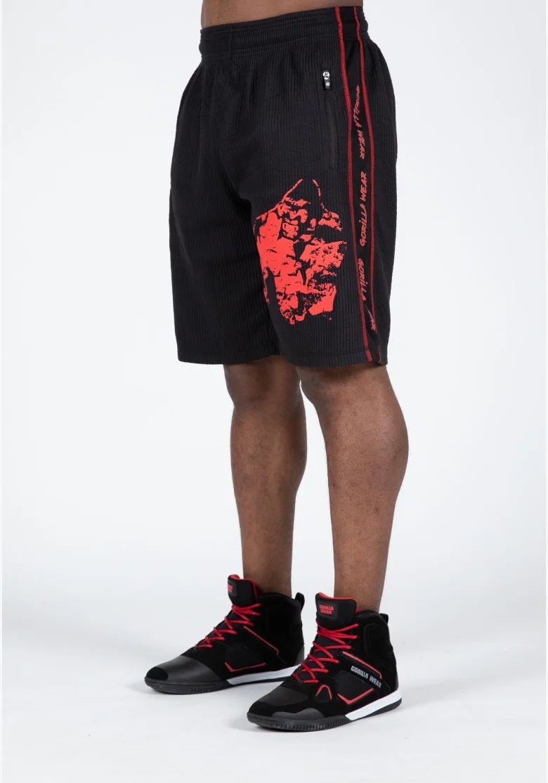 Gorilla Wear pánské šortky Buffalo Old School – černá / červená