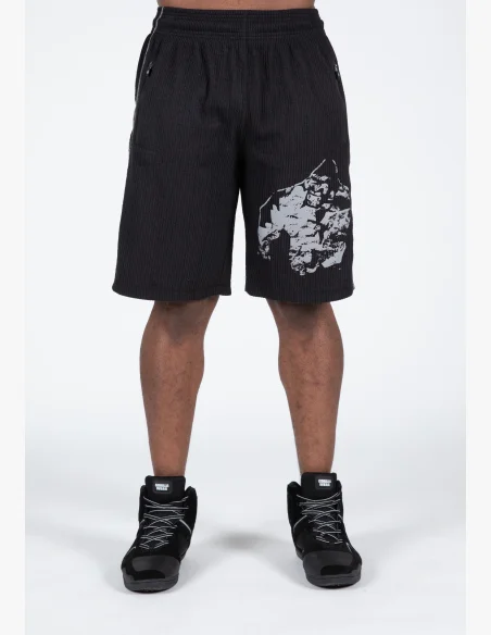 Gorilla Wear pánské šortky Buffalo Old School – černá / šedá