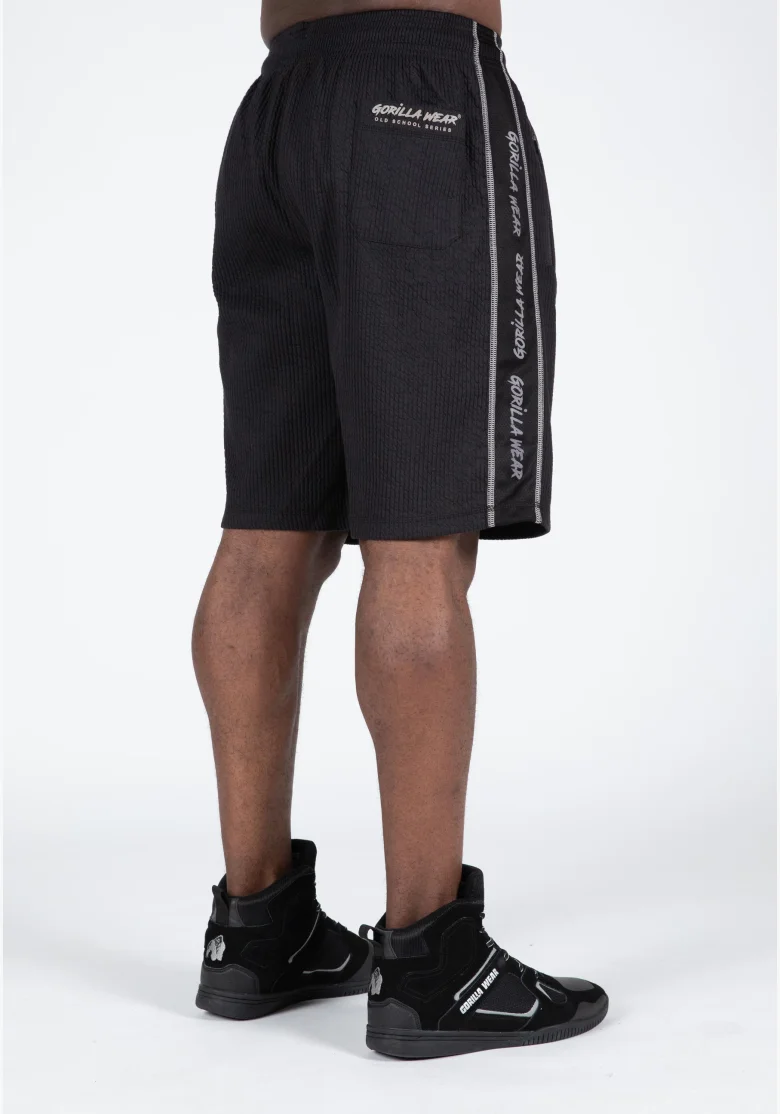 Gorilla Wear pánské šortky Buffalo Old School – černá / šedá