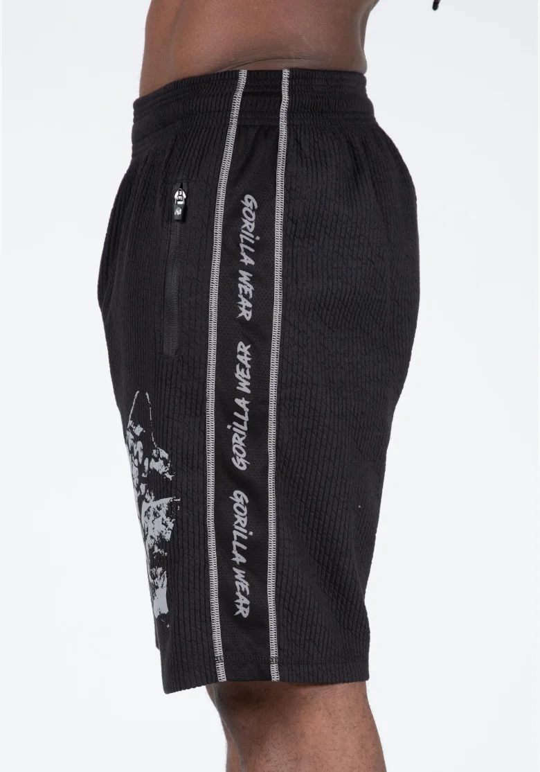 Gorilla Wear pánské šortky Buffalo Old School – černá / šedá