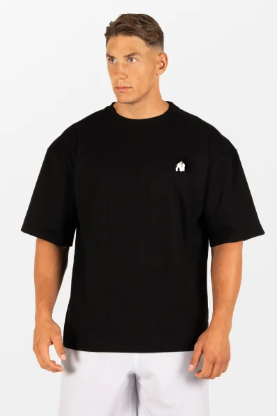 Gorilla Wear pánské oversized tričko Kingston – černá 2