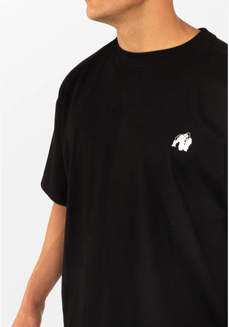 Gorilla Wear pánské oversized tričko Kingston – černá