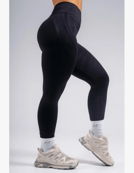 NEBBIA High-waist extra push-up legíny PRIMAL černé