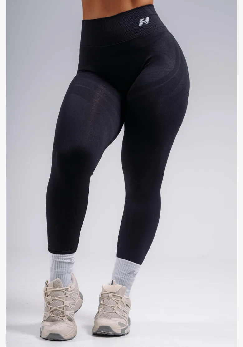 NEBBIA High-waist extra push-up legíny PRIMAL černé