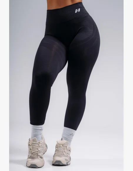 NEBBIA High-waist extra push-up legíny PRIMAL černé