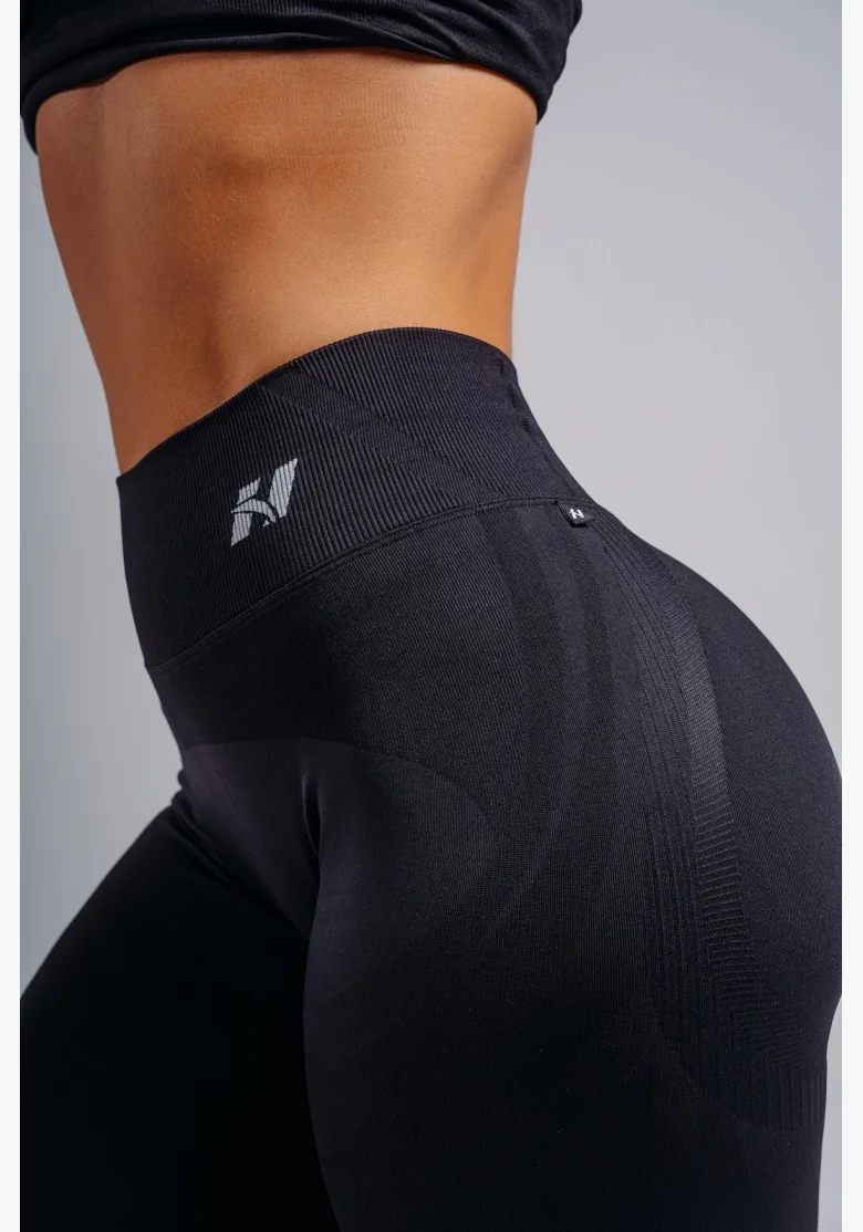NEBBIA High-waist extra push-up legíny PRIMAL černé