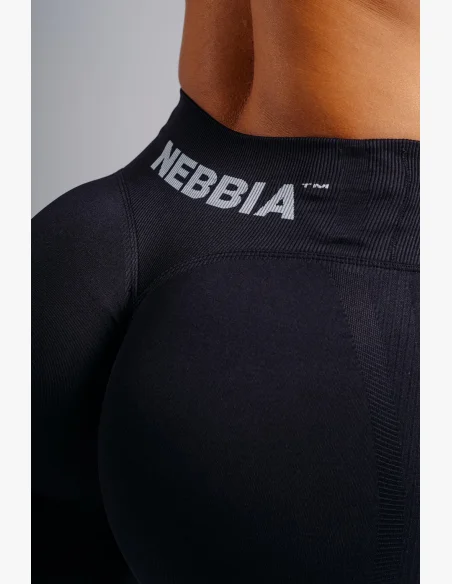 NEBBIA High-waist extra push-up legíny PRIMAL černé