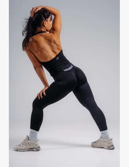 NEBBIA High-waist extra push-up legíny PRIMAL černé