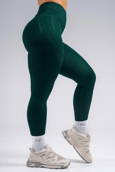 NEBBIA High-waist extra push-up legíny PRIMAL zelené 2