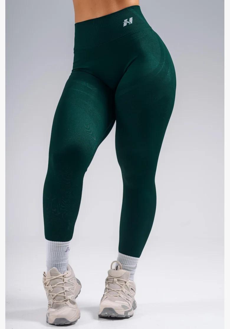 NEBBIA High-waist extra push-up legíny PRIMAL zelené
