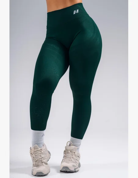 NEBBIA High-waist extra push-up legíny PRIMAL zelené