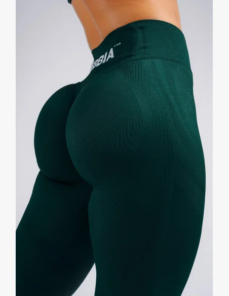 NEBBIA High-waist extra push-up legíny PRIMAL zelené