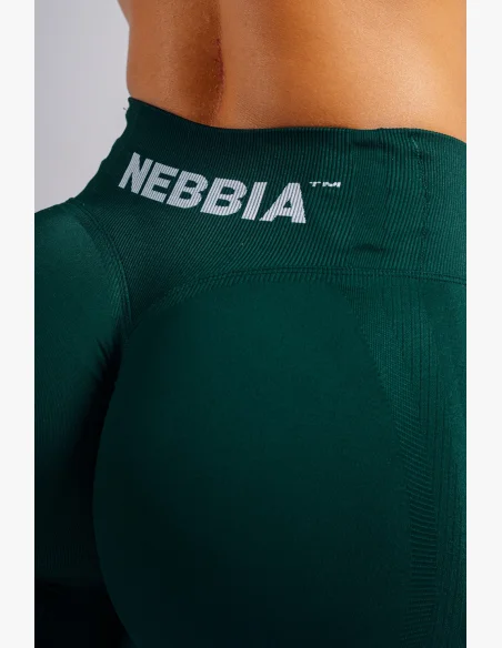 NEBBIA High-waist extra push-up legíny PRIMAL zelené