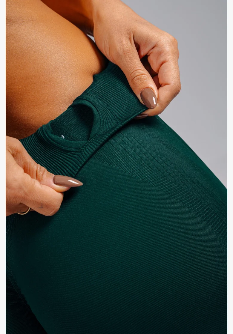 NEBBIA High-waist extra push-up legíny PRIMAL zelené