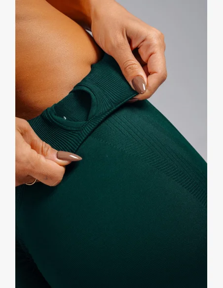 NEBBIA High-waist extra push-up legíny PRIMAL zelené