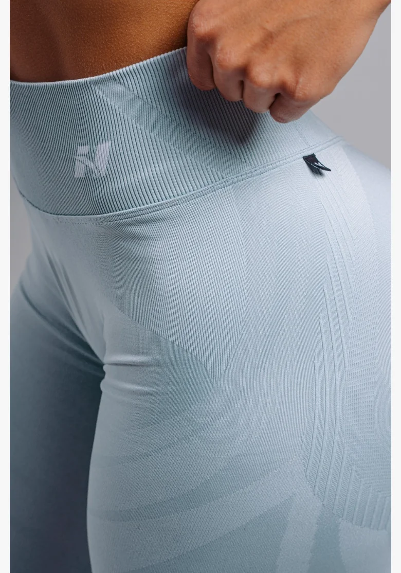 NEBBIA High-waist extra push-up legíny PRIMAL modré