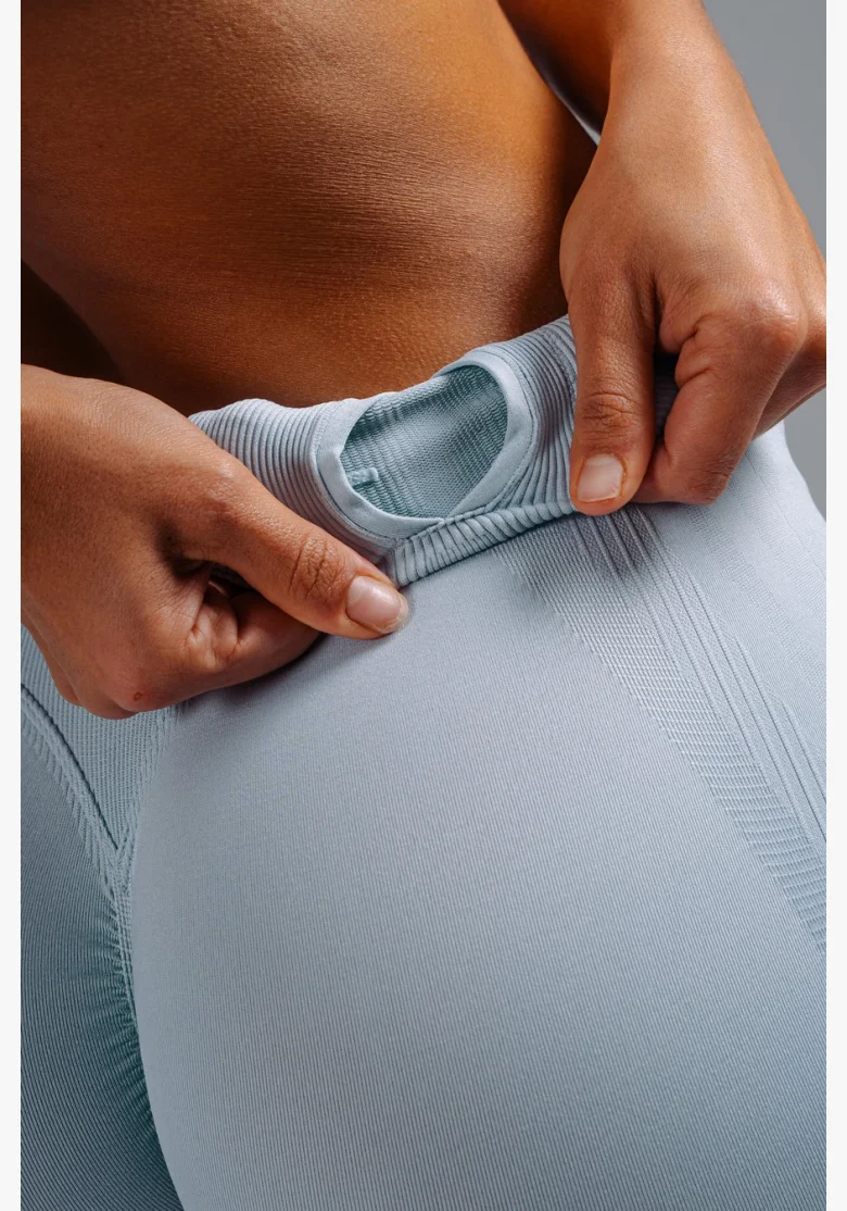 NEBBIA High-waist extra push-up legíny PRIMAL modré