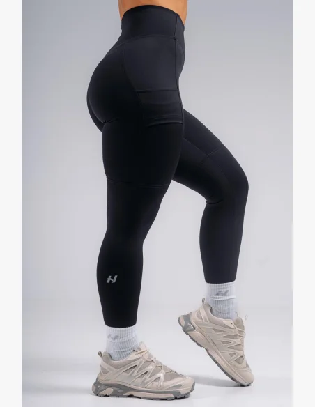 NEBBIA High-waist tvarující legíny s kapsami PRIMAL černé